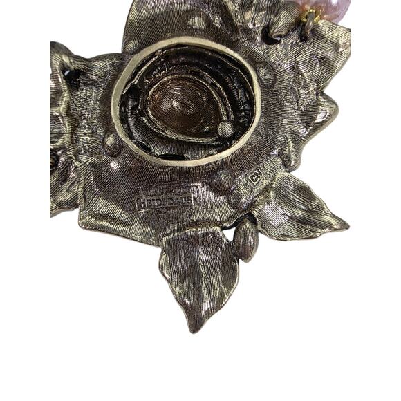 Heidi Daus "Enchanted Beauty" Disney-Commissioned Rose Necklace & Ring Set-NIB - Picture 9 of 16